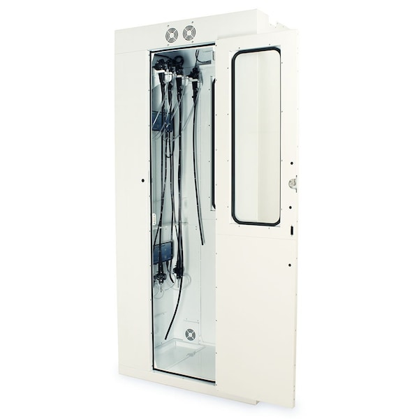 SureDry Pass Through Scope Cabinet with Dri-Scope Aid, 10-Scope Capacity, Key Lock